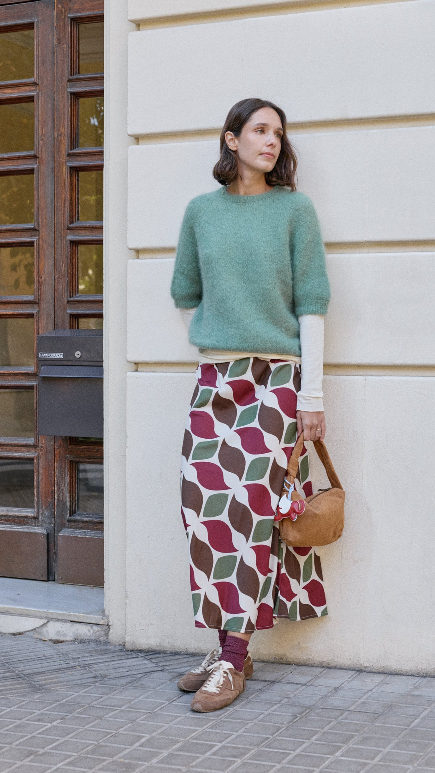 Falda estampada de LANIDOR