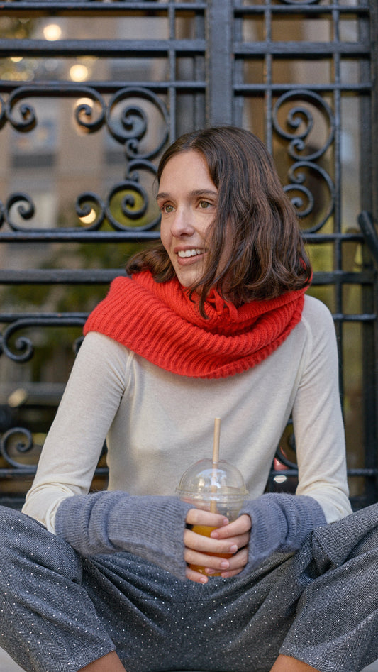 Top de lana Amalie blanco