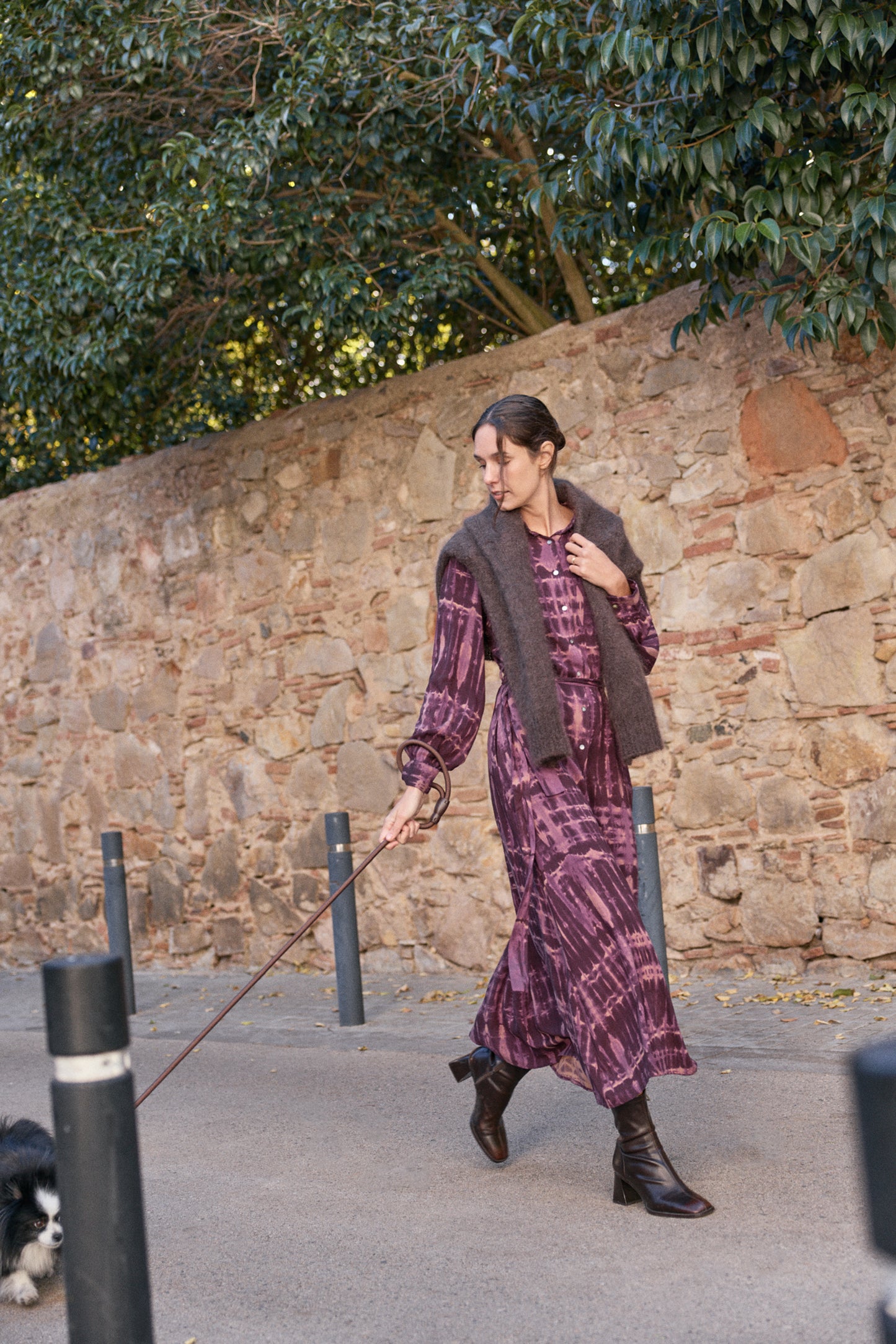 Vestido estilo camisa estampado de LANIDOR