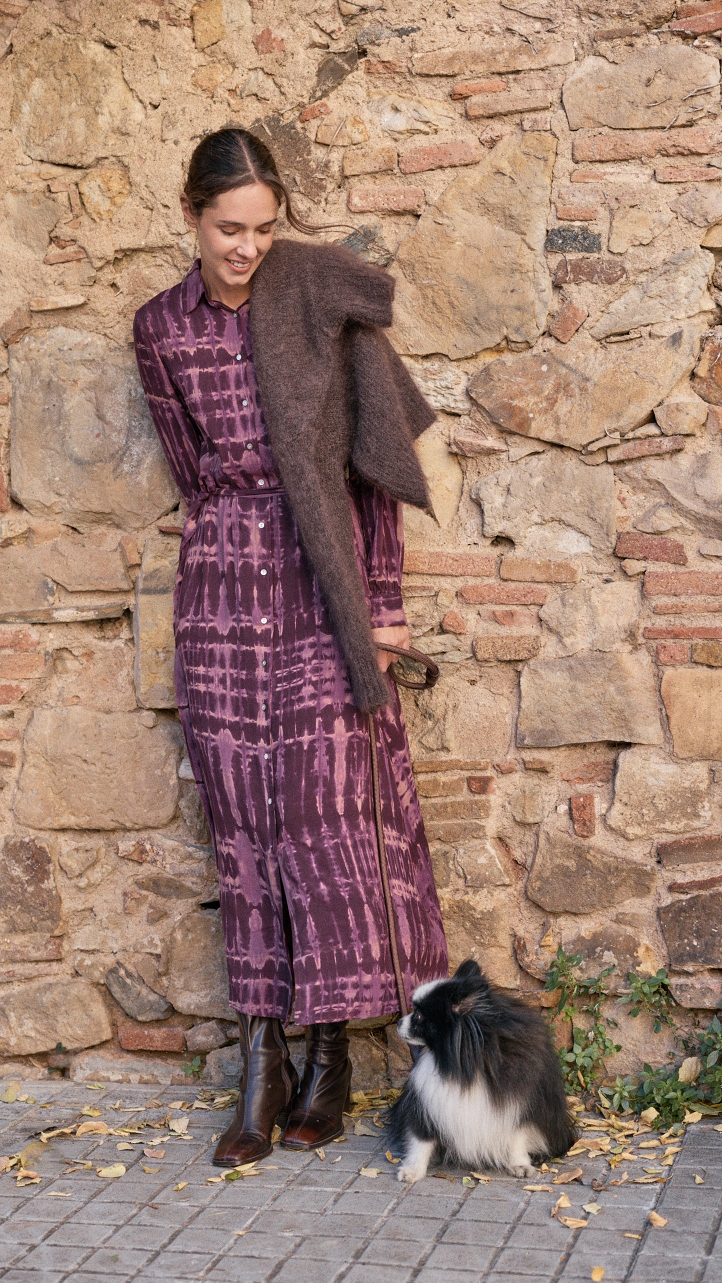 Vestido estilo camisa estampado de LANIDOR