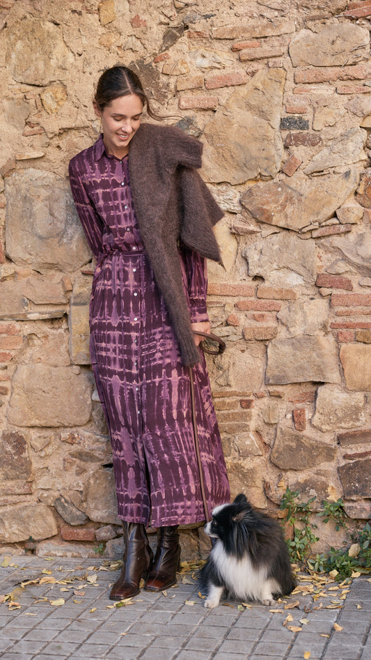 Vestido estilo camisa estampado de LANIDOR